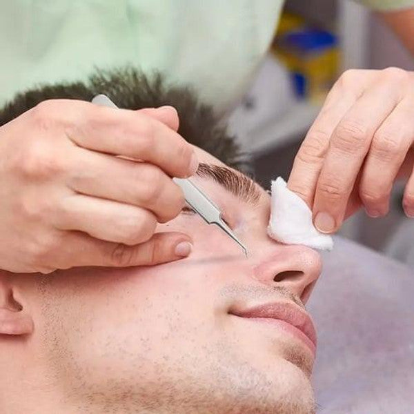 Sada 3 pinzet na černé tečky — šikmé a rovné kleštičky