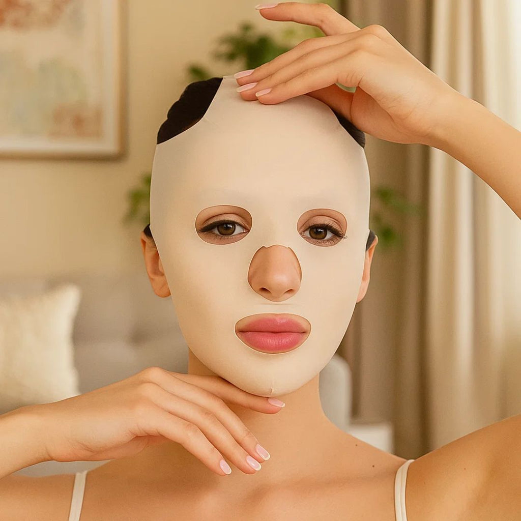 FirmLift | Anti‑Wrinkle Face Lift Mask – Reusable Compression – Soft Ergonomic Fit – Overnight Firming & Tightening for Mature Skin