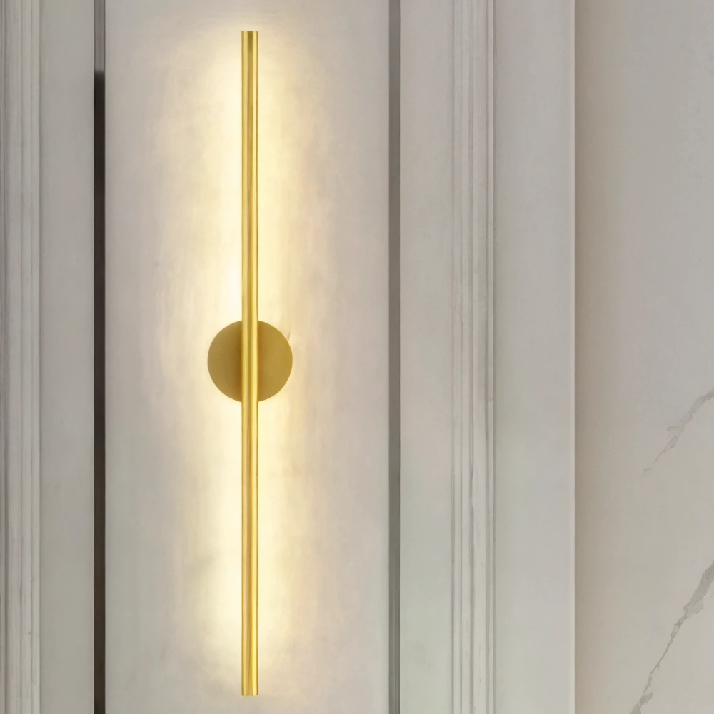 LumaNova Modern Minimalist Wall Light — 20W LED, Rounded Silhouette, Aluminum Gray & White