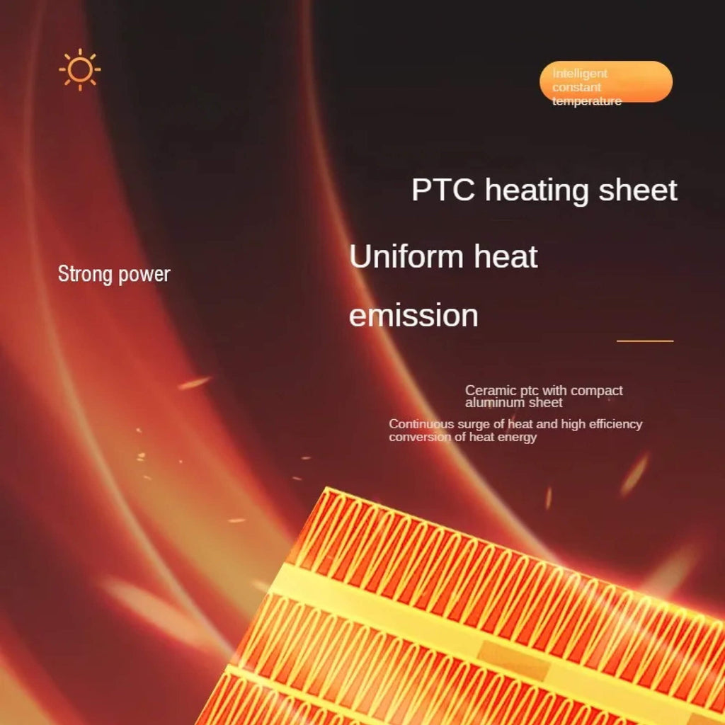 Calefactor eléctrico portátil y compacto para habitaciones - Eficiencia energética, bajo consumo