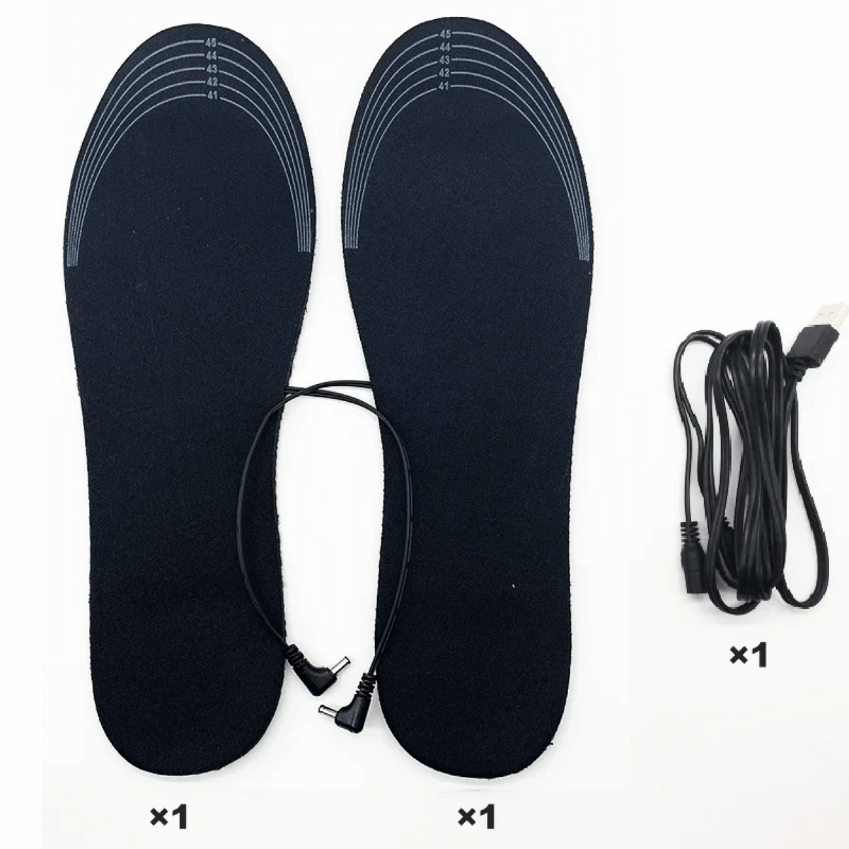 Solette riscaldate alimentate tramite USB per calzature, 8W 5V 2A, EVA personalizzabile - Souliia