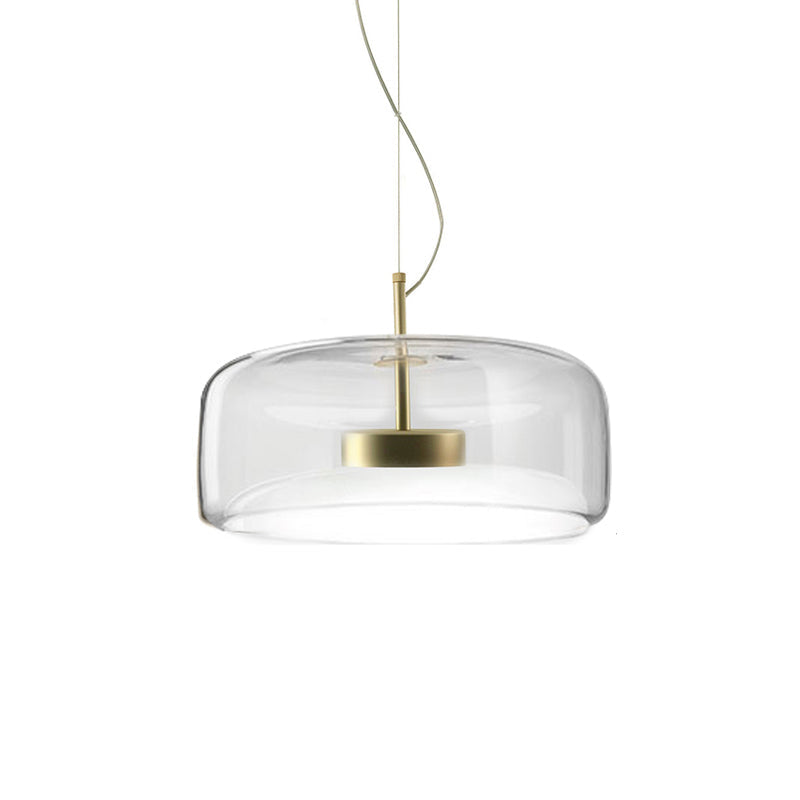 Astra Glass Pendant Light — Clear Ceiling Fixture