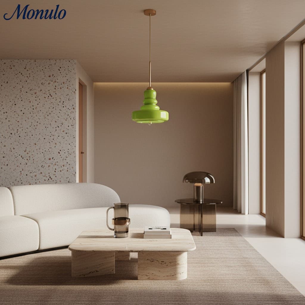 Verdoma Colorful Bauhaus Gourd Shaped Pendant Lamp - Artistic Design for Kitchen Island Lighting | Souliia