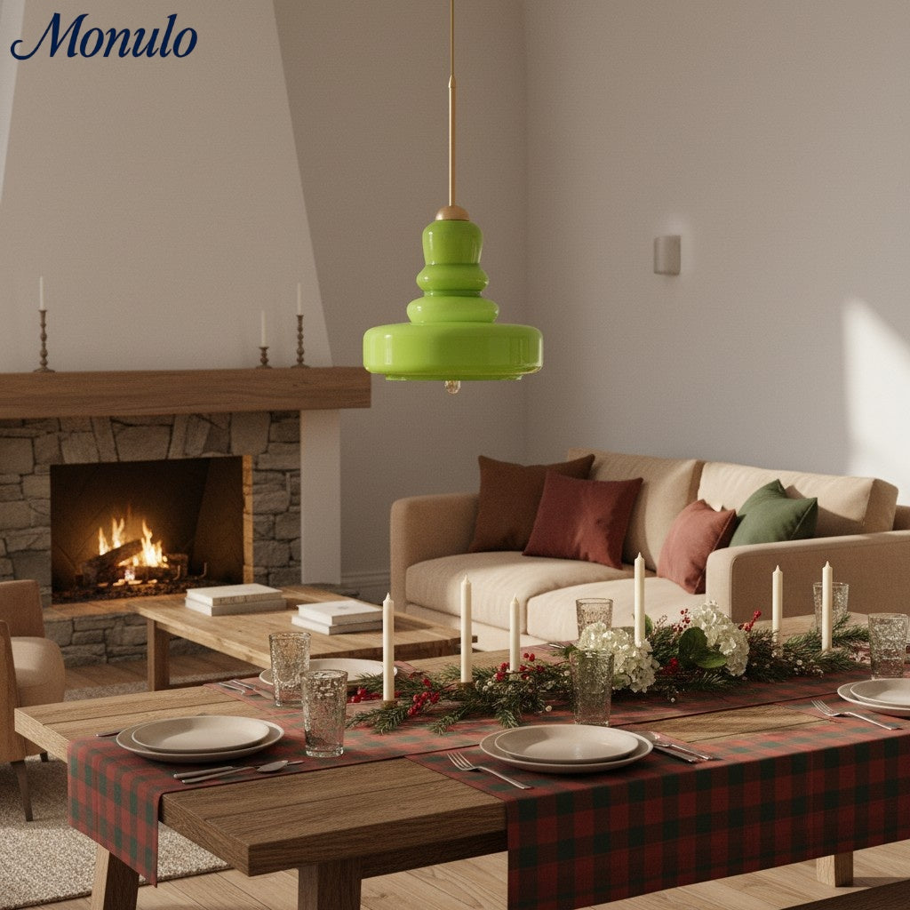 Verdoma Colorful Bauhaus Gourd Shaped Pendant Lamp - Artistic Design for Kitchen Island Lighting | Souliia