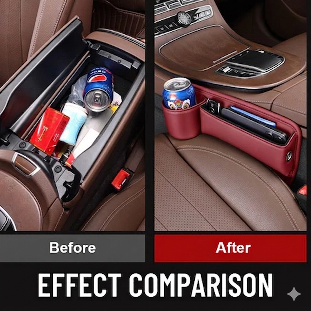 Seat Gap Filler Organizer for Cars - Souliia