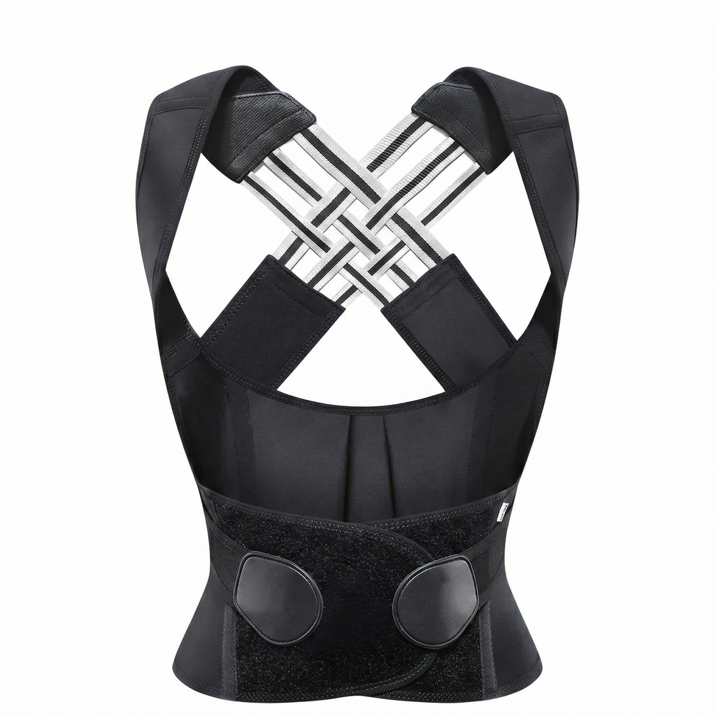 Adjustable Posture Brace — Lightweight, Breathable Back Support for All-Day Comfort