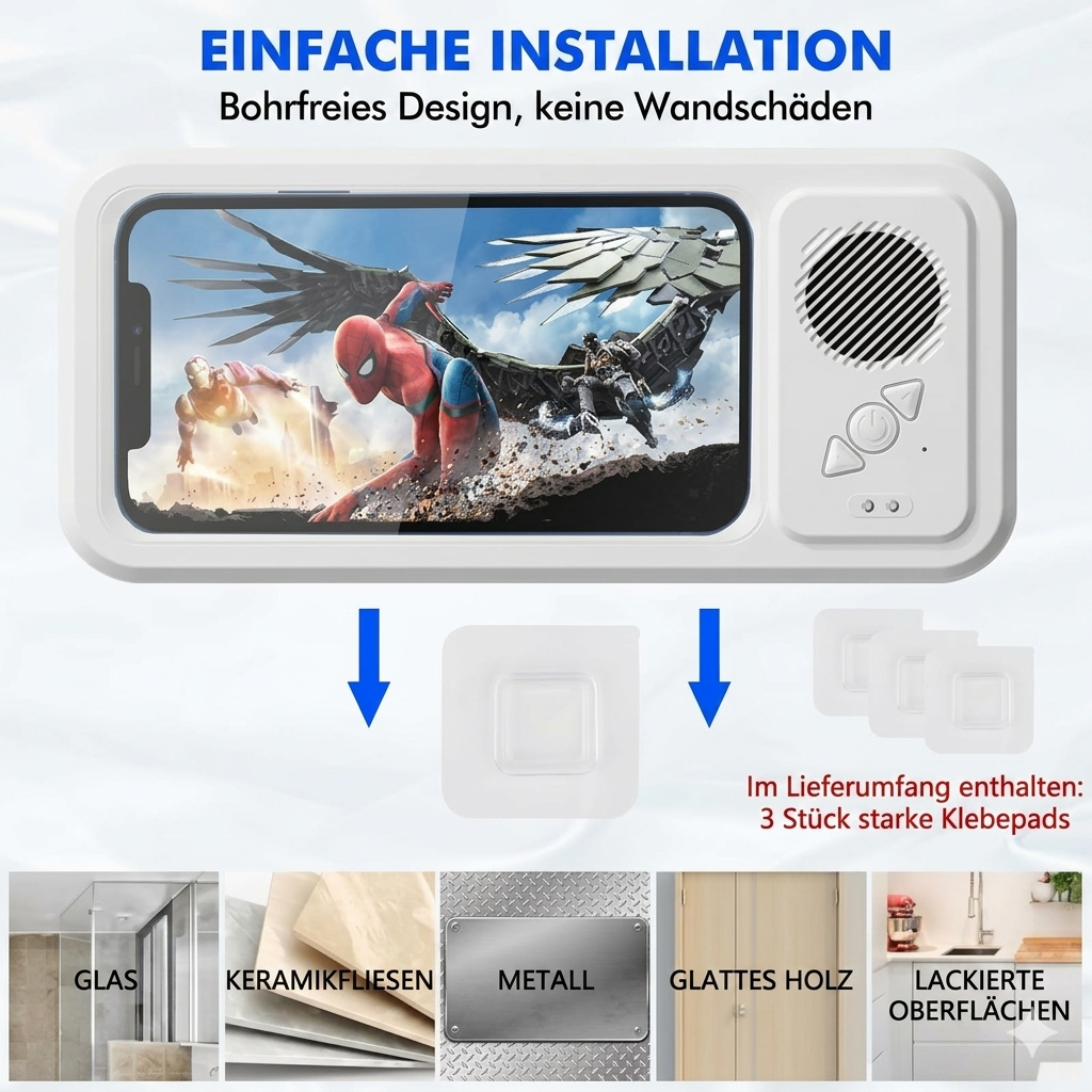 Transform Your Shower into a Personal Concert Stage with Crystal Clear Sound - Souliia