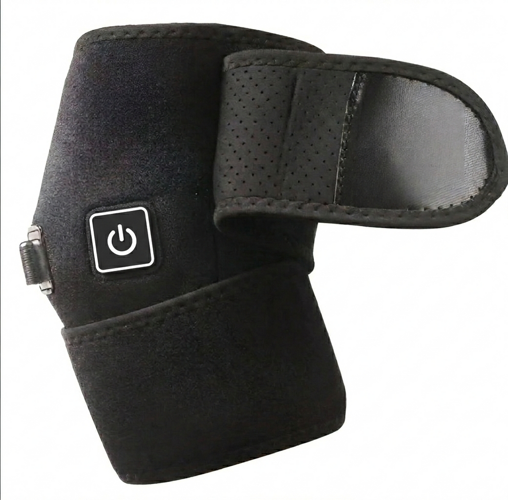 Electric Heated Knee Brace — Adjustable Temperature Controls, Secure Fit Wrap