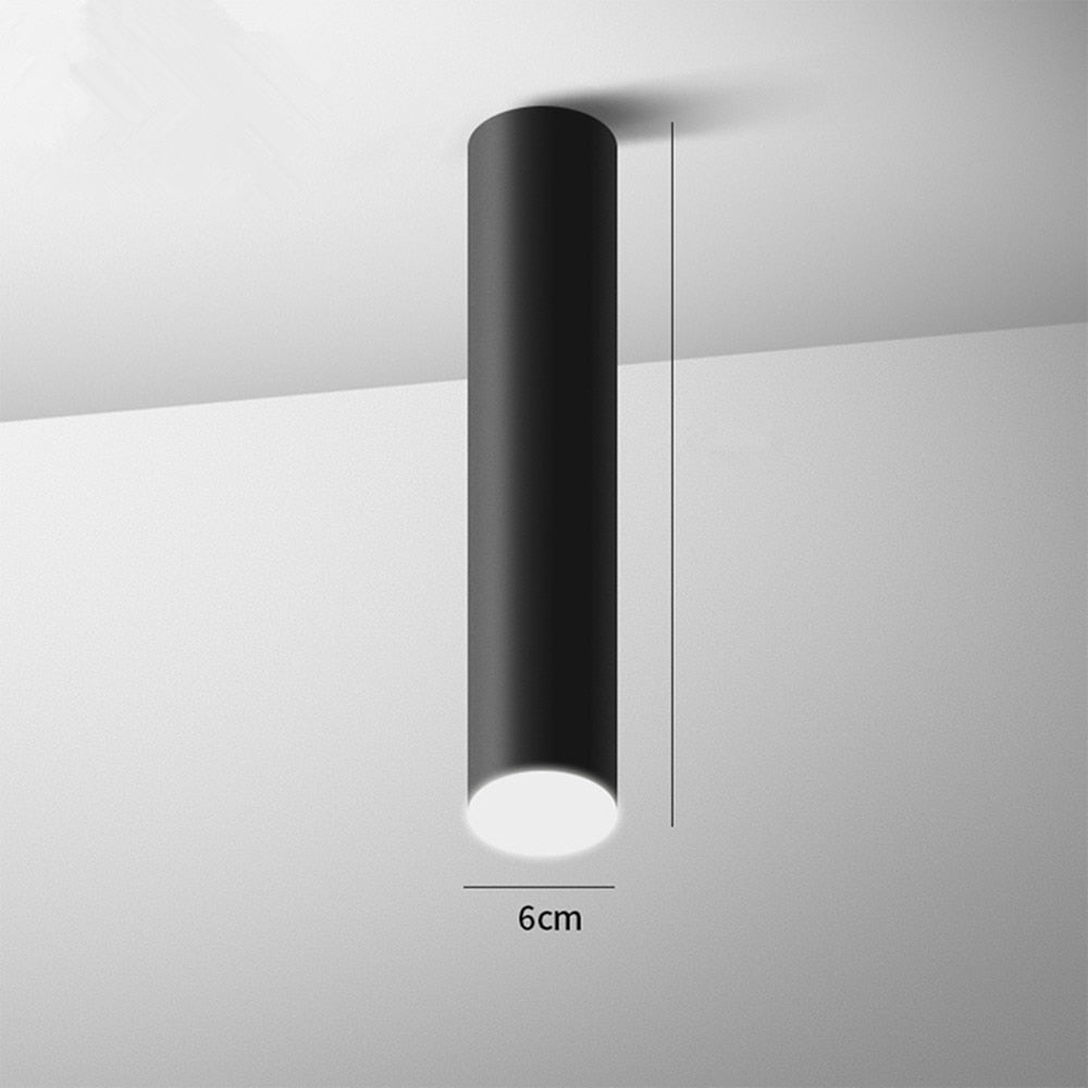 NovaLume Modular Tube LED Downlight — Surface Mounted, Adjustable Length System