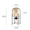 Lyra Nordic Glass Floor Lamp — Minimalist Silhouette, Contemporary Design