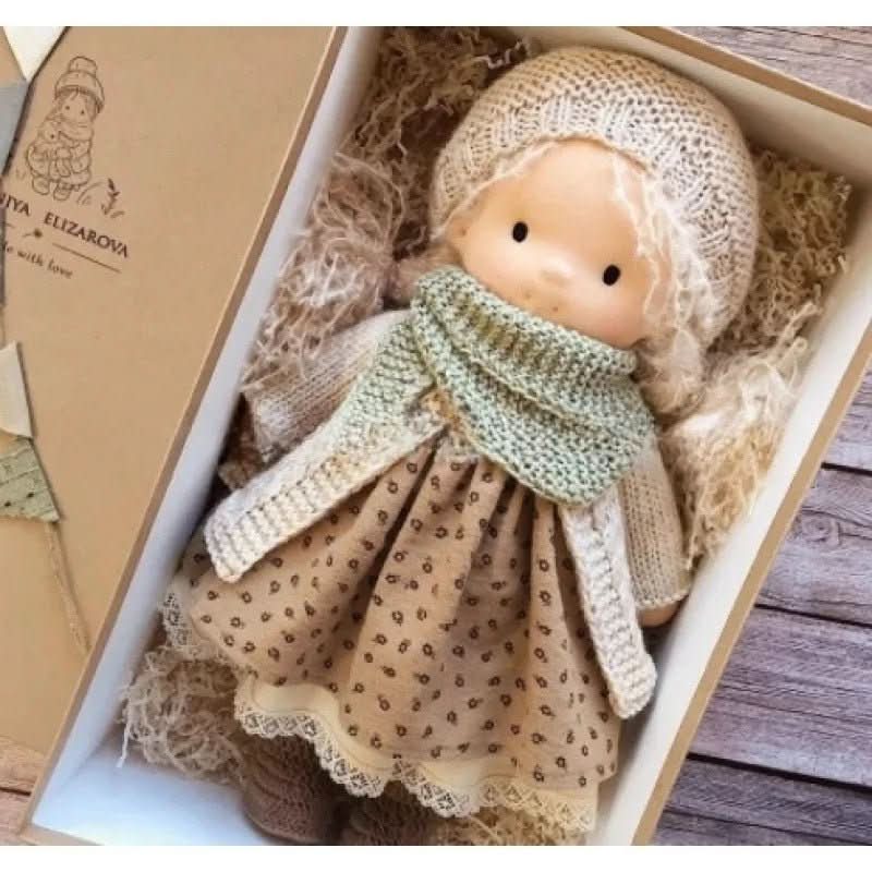 Waldolly Waldorf Cotton Doll — Handmade Craftsmanship, Rounded Silhouette, Soft Tactile Surface