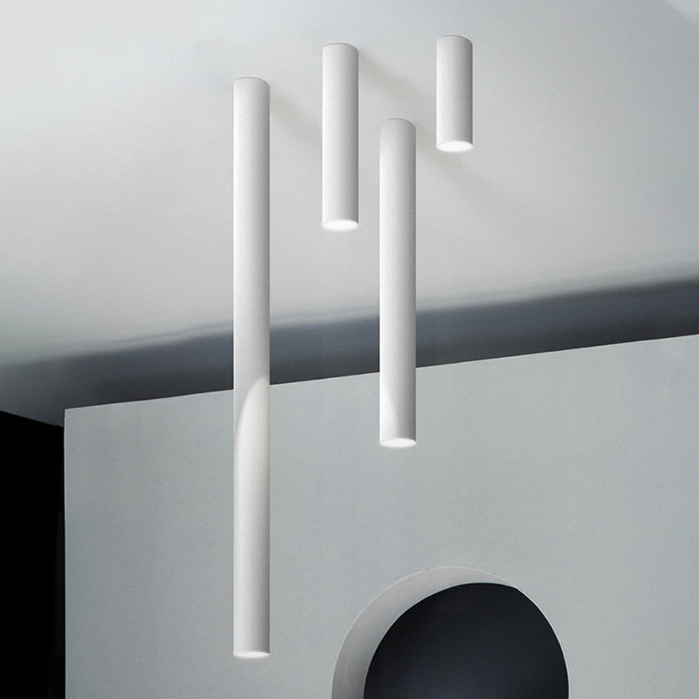 NovaLume Modular Tube LED Downlight — Surface Mounted, Adjustable Length System