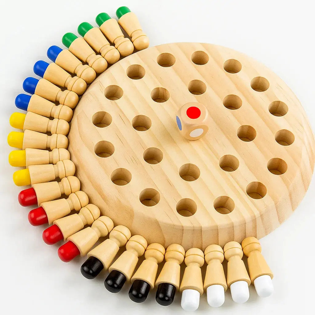 Défi de mémoire en bois — Exercez votre cerveau pour améliorer votre mémoire et votre coordination - Souliia