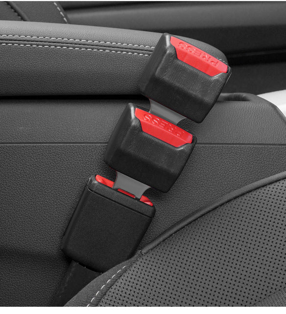 Pachet de 2 extensii pentru clema centurii de siguranță auto — fixare sigură în cataramă