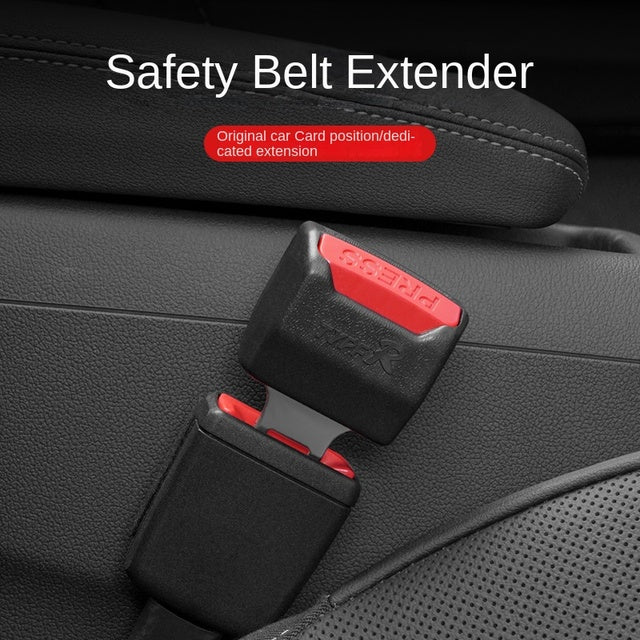 Pachet de 2 extensii pentru clema centurii de siguranță auto — fixare sigură în cataramă