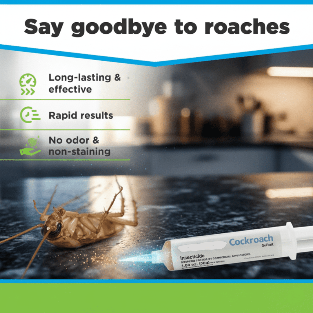 Bugvanta Cockroach Gel Bait — 30 g Syringe, Crack & Corner Application