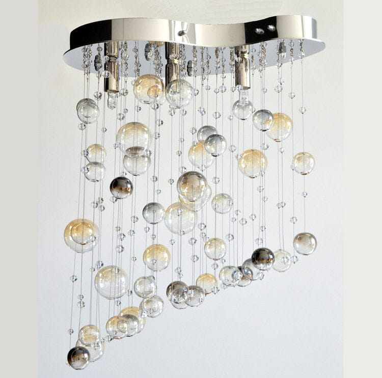 Mirror Finish Collection — Nova Crystal Teardrop Chandelier