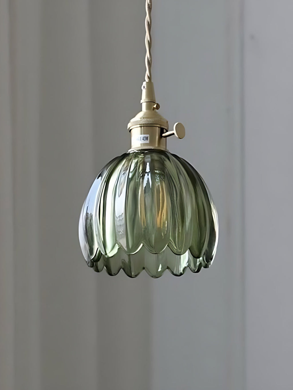 Verdoma vintage blomsterpendel i glas til spise- og læseområder | Souliia