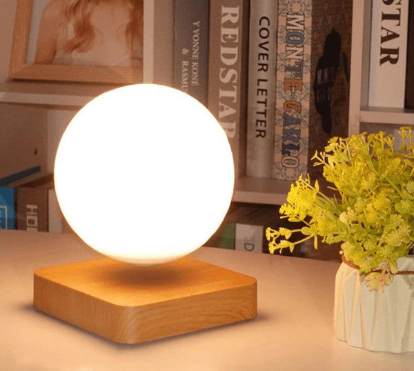 Lampe lunaire à lévitation magnétique — Lumière flottante rotative