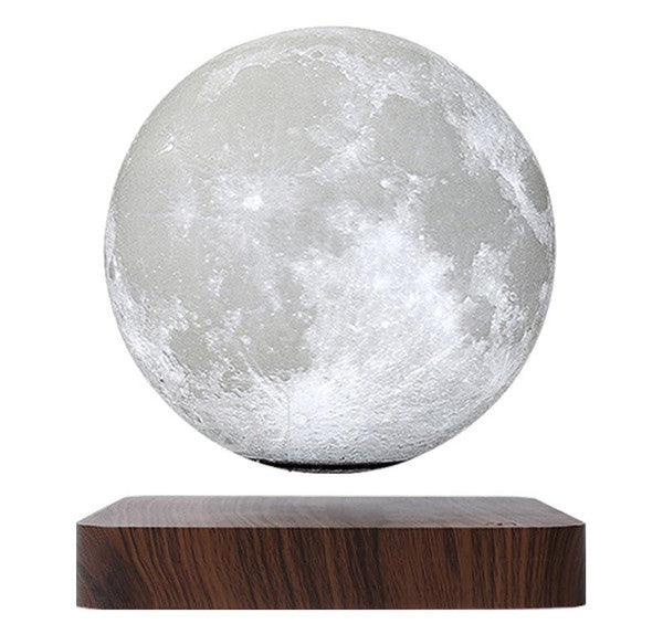 Lampe lunaire à lévitation magnétique — Lumière flottante rotative