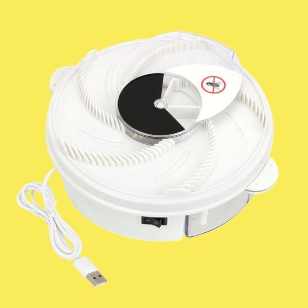 Rotating Electric Fly Trap — Fast Fly and Mosquito Capture Device