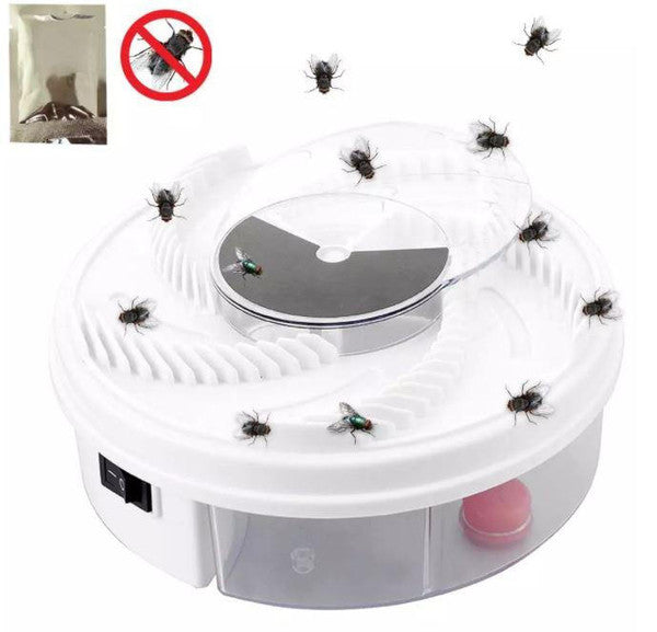 Rotating Electric Fly Trap — Fast Fly and Mosquito Capture Device