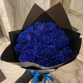 Rosas con purpurina — ramo de regalo brillante y duradero