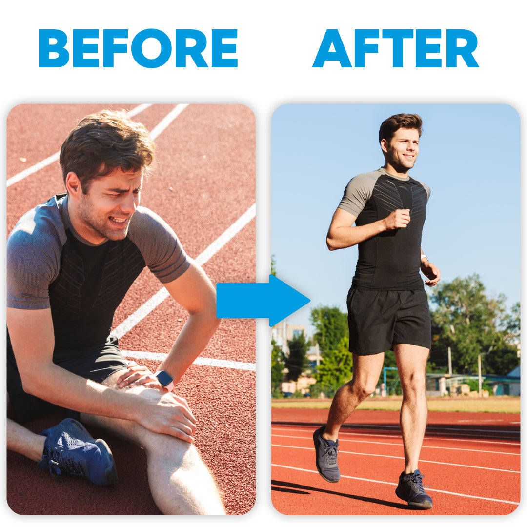 Portable Heated Knee Massager — Heat, Vibration & Red Light