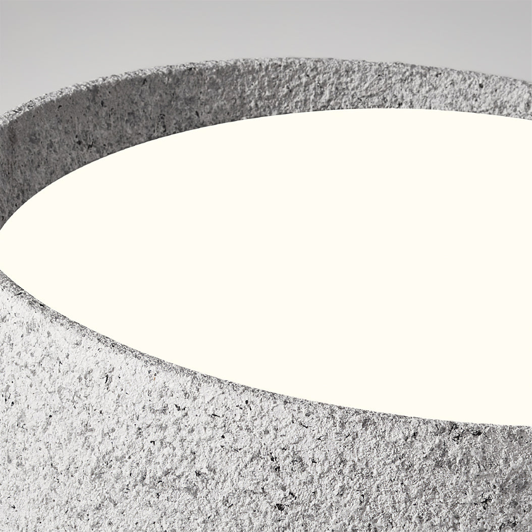 NovaLume LED Ceiling Light Fixture — Hand Molded Shade, Warm Glow