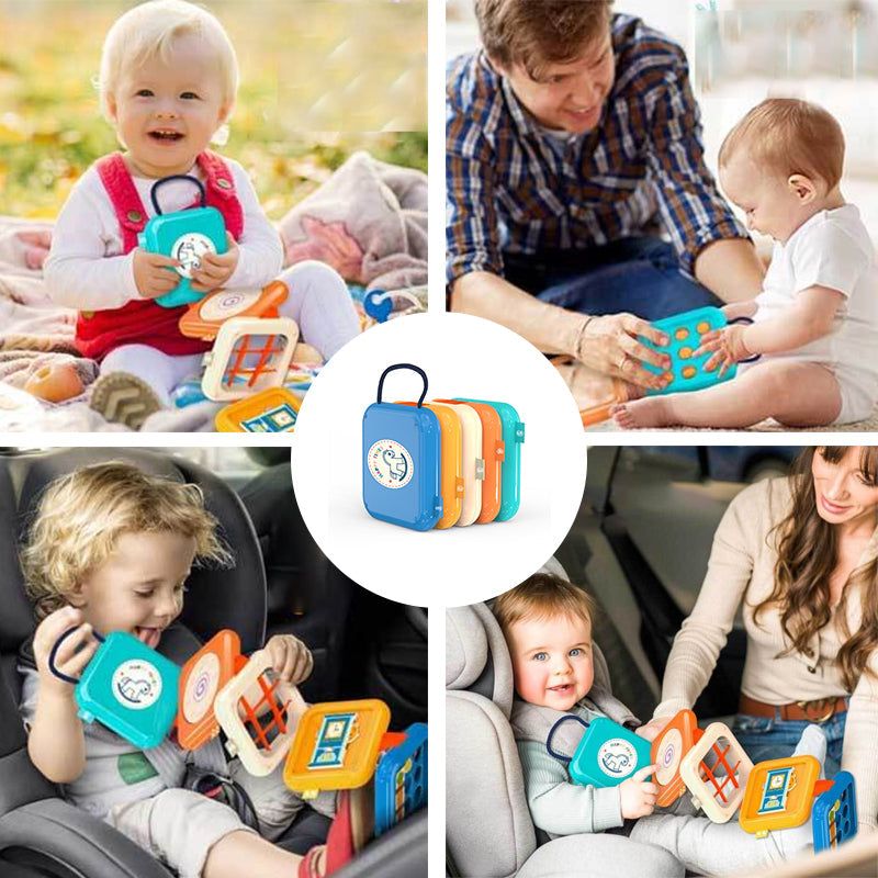 Cub de activități Montessori 7-în-1 — Învățarea culorilor și formelor