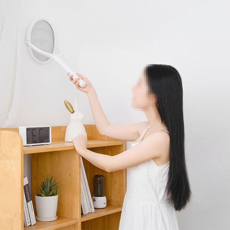 Eliminador elétrico de mosquitos — cabeça rotativa a 90°, sem produtos químicos