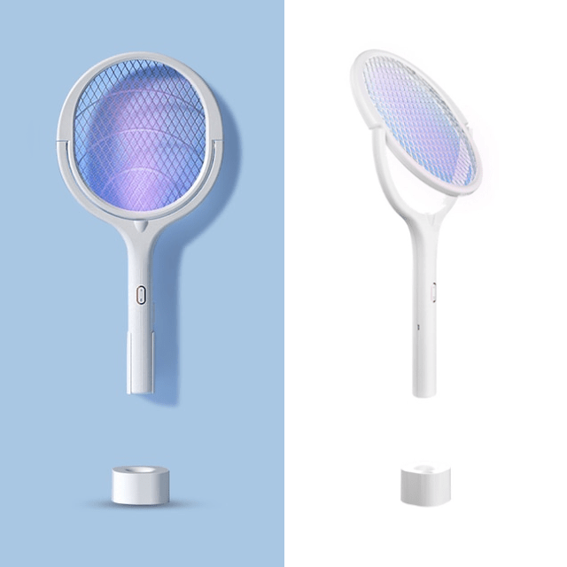Eliminador elétrico de mosquitos — cabeça rotativa a 90°, sem produtos químicos