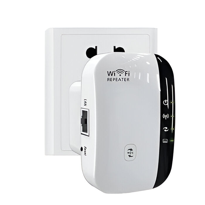 Tehokas WiFi-signaalin toistin — käyttövalmis internetin laajennin