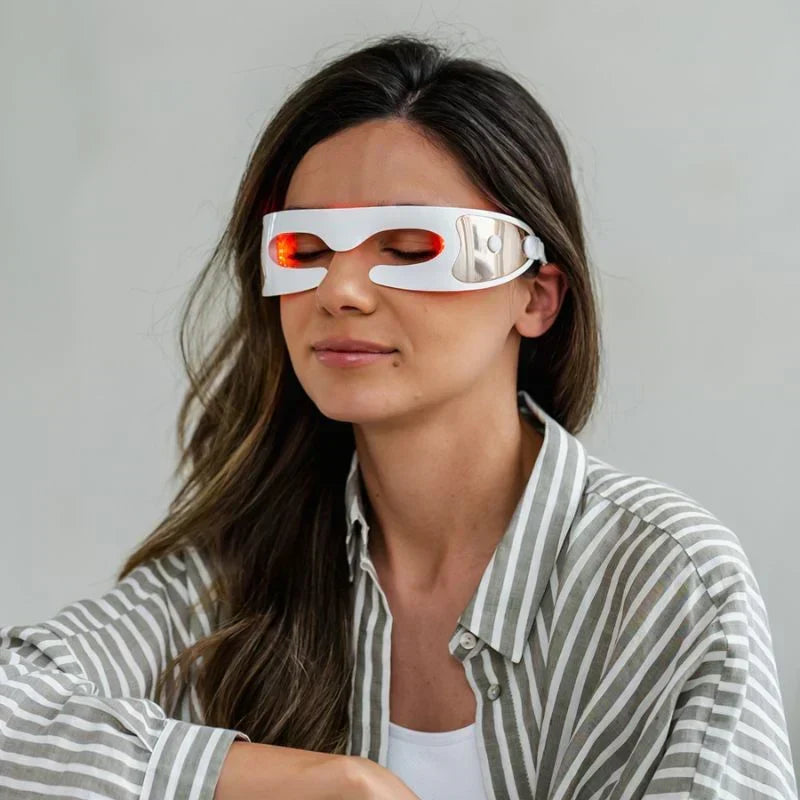 Appareil de luminothérapie rouge pour le soin du contour des yeux à domicile - Souliia