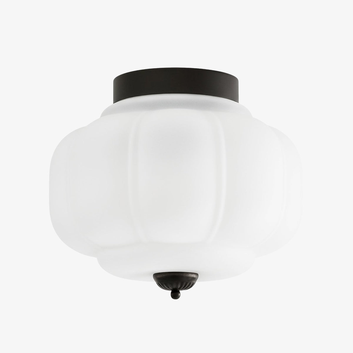 Retro Milk Semi Flush Mount Eloise Ceiling Light | Souliia