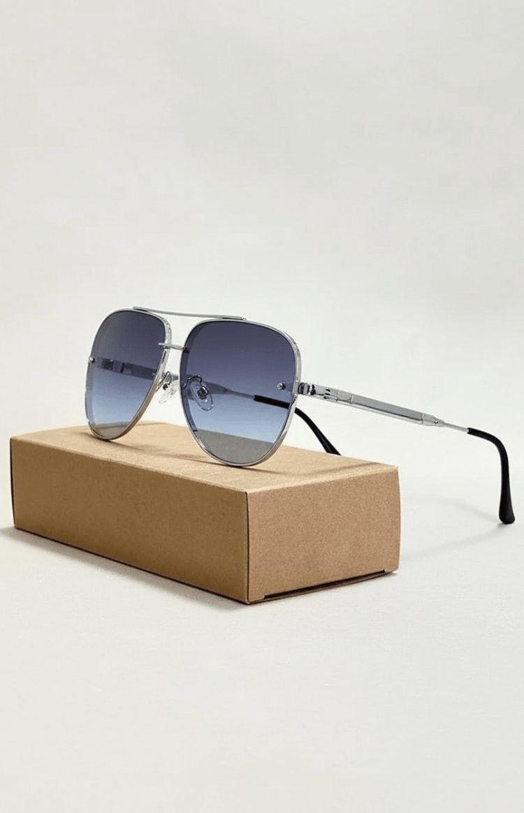 UV400 Anti-Glare Aviator Sunglasses - Souliia