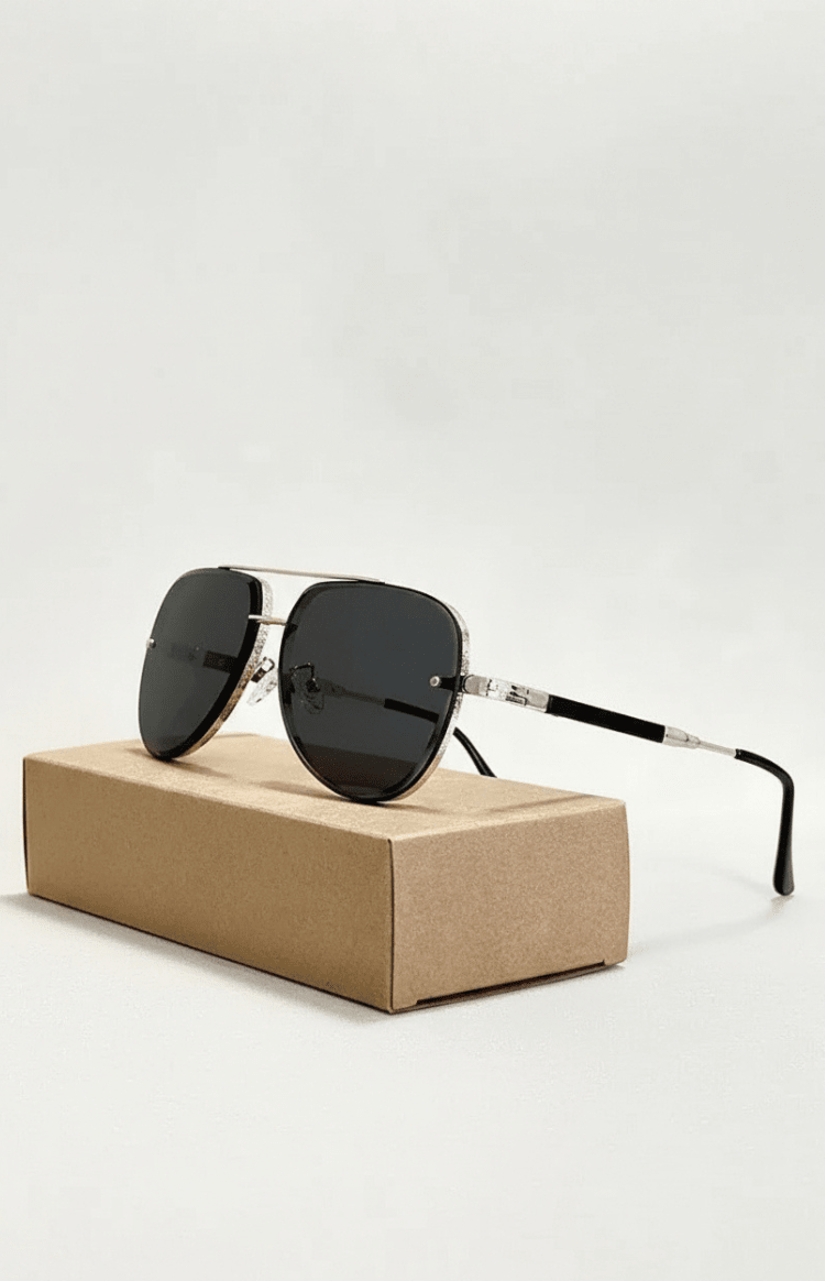 UV400 Anti-Glare Aviator Sunglasses - Souliia