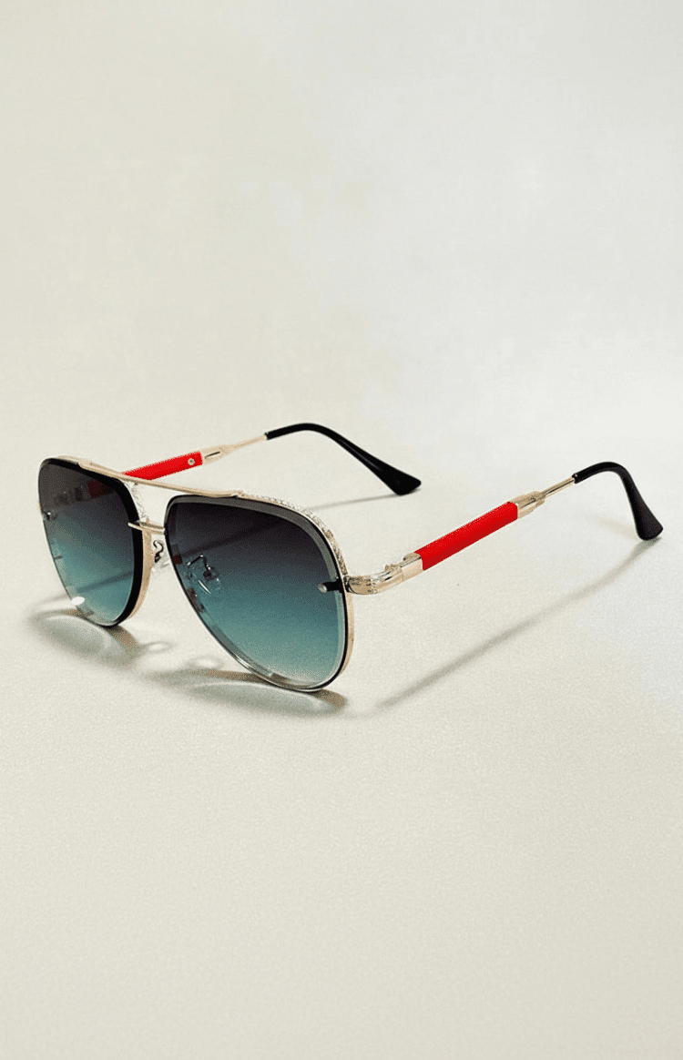 UV400 Anti-Glare Aviator Sunglasses - Souliia