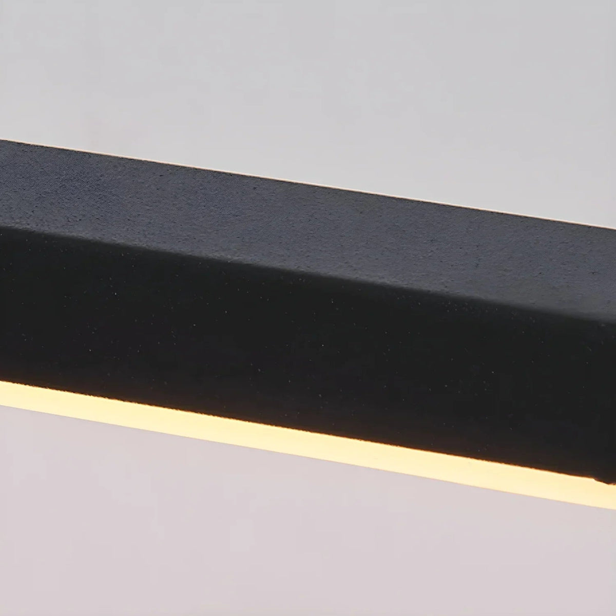 LumaNova Black Wall Light — Sleek LED Illumination Profile