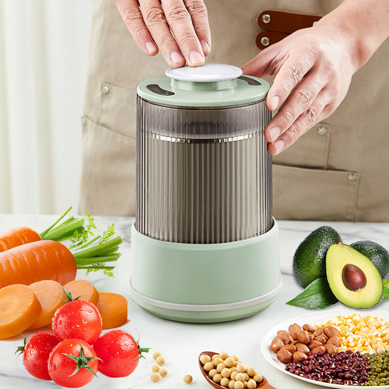 Hachoir alimentaire multifonction — Grande capacité, protection de sécurité pour enfants