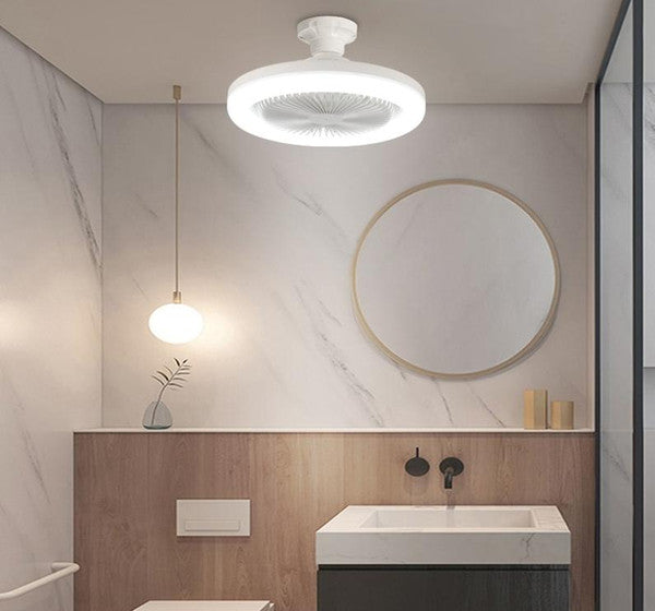 Moderní stropní ventilátor s LED — 3 rychlosti, 3 nastavení osvětlení