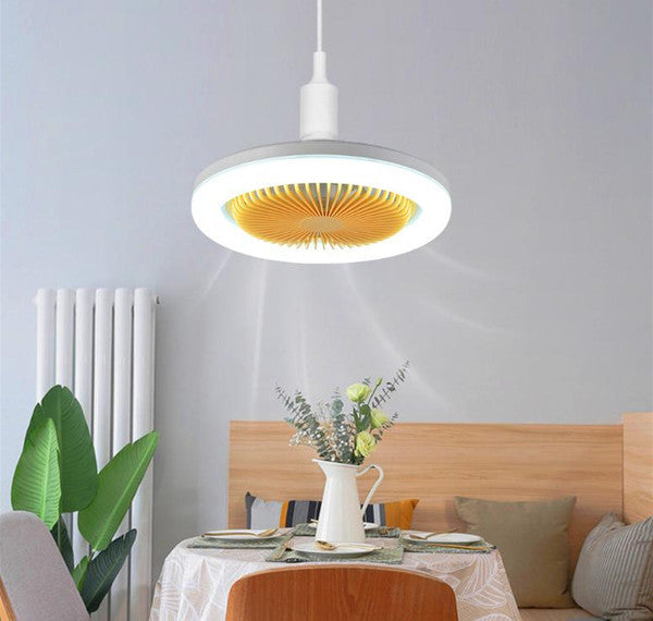 Moderní stropní ventilátor s LED — 3 rychlosti, 3 nastavení osvětlení