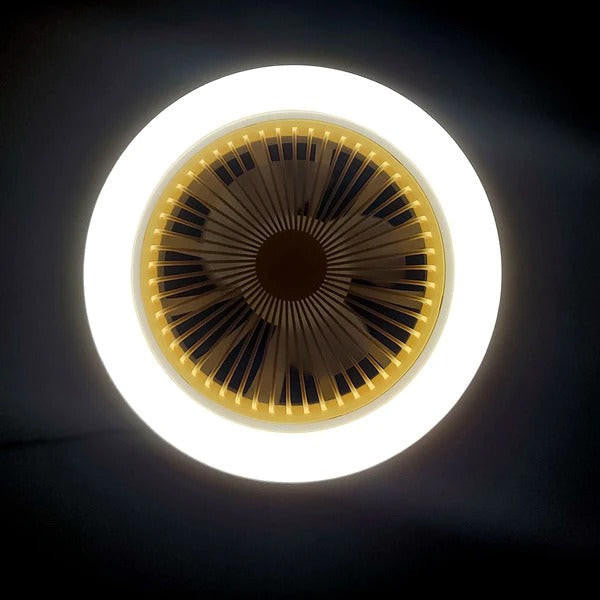 Moderní stropní ventilátor s LED — 3 rychlosti, 3 nastavení osvětlení