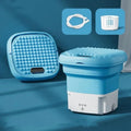 Portable Mini Folding Washing Machine — Compact Laundry Cleaner