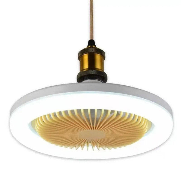Moderní stropní ventilátor s LED — 3 rychlosti, 3 nastavení osvětlení