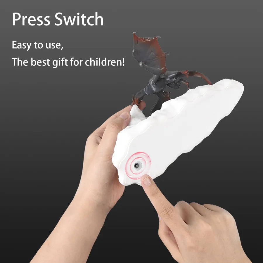 Fire-Breathing Dragon Lamp — Lifelike Design, Mystical Glow