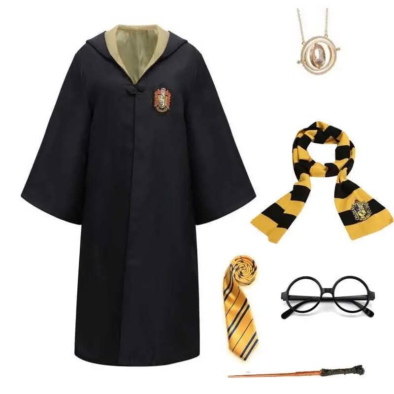 Magishire Hogwarts Wizard Costume Set — Robe, Wand and Accessories
