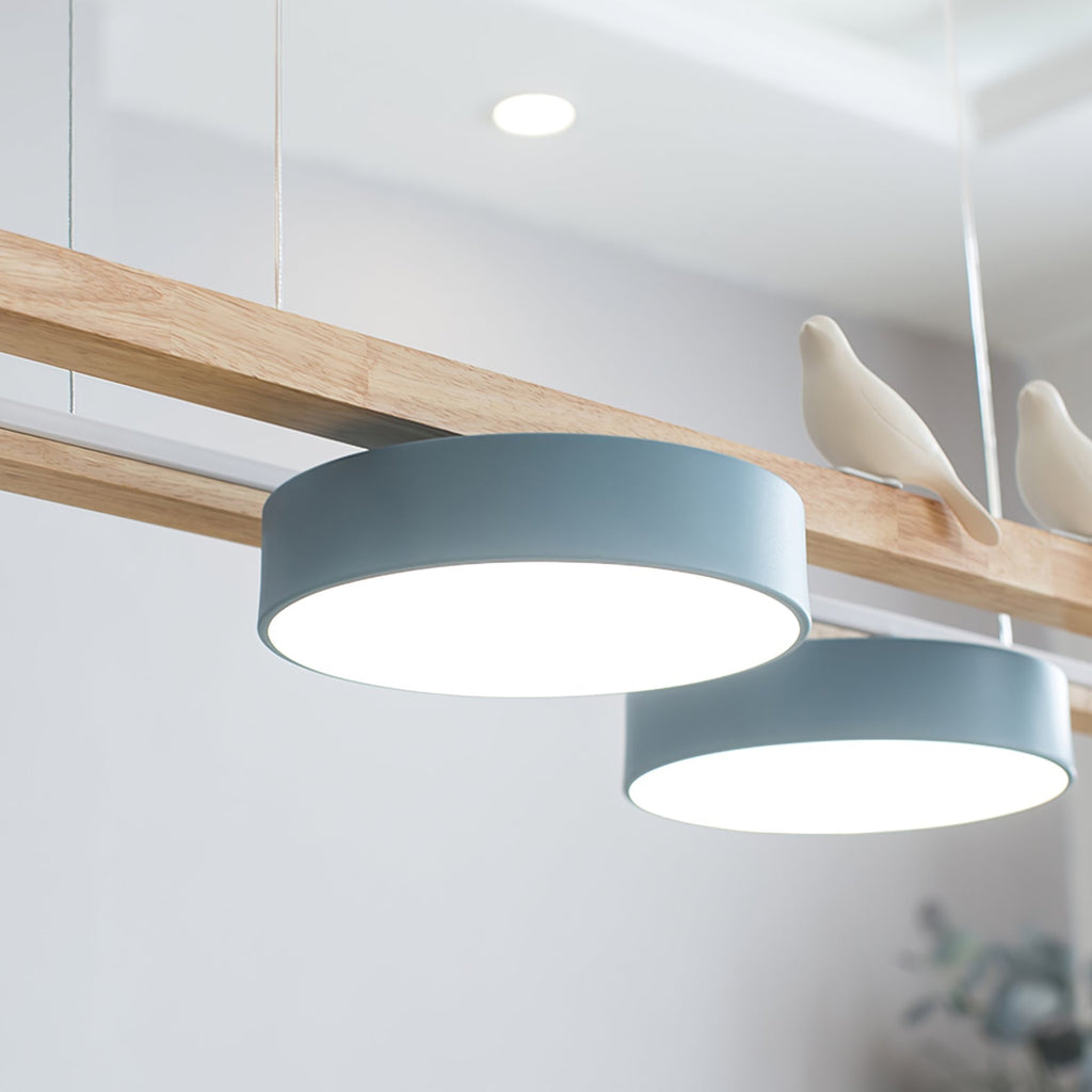 Moderne minimalistisk pendellampe med 4 fugle | Souliia