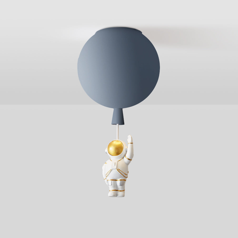 LumaNova Orbit Moon Pendant Lamp — Modern LED and Astronaut Theme