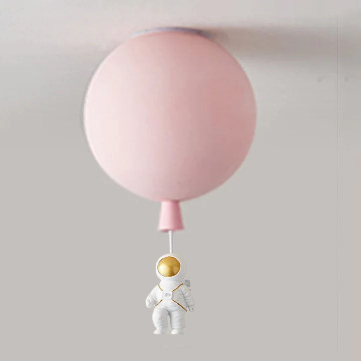 LumaNova Orbit Moon Pendant Lamp — Modern LED and Astronaut Theme